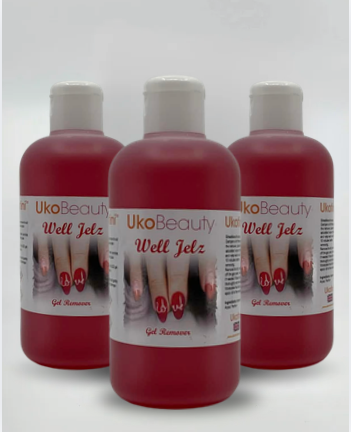 Ukotini Well Jelz nail varnish and Gel Remover 250ml-UkoBEAUTY