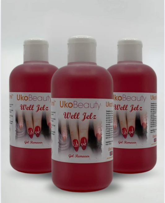 Ukotini Well Jelz nail varnish and Gel Remover 250ml-UkoBEAUTY